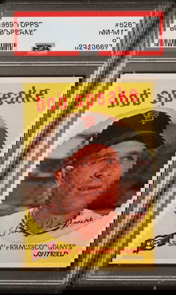 1959 Topps Bob Speake #526 PSA 8 [BL-1B.50]