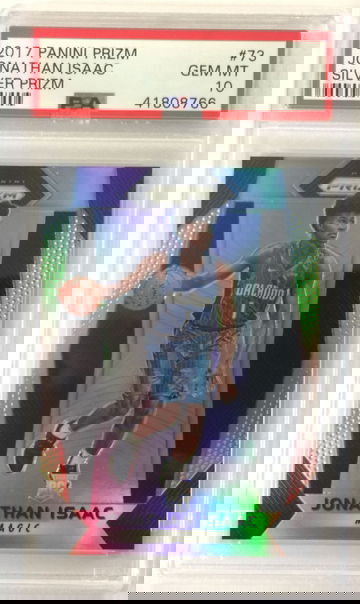 2017-18 Prizm Jonathan Isaac Silver Prizm Rookie #73 PSA 10 GEM MT