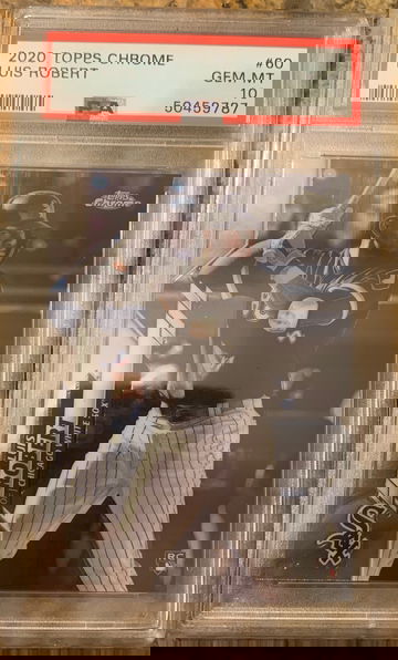 2020 Topps Chrome Luis Robert PSA 10