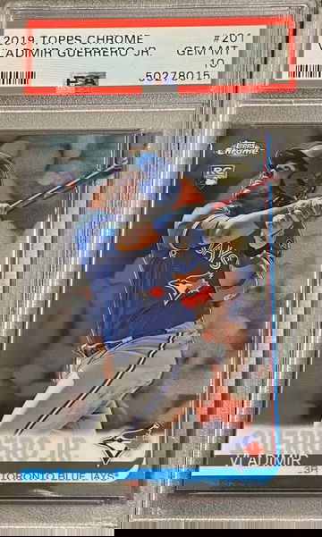 2019 Topps Chrome Vladimir Guerrero Jr. PSA 10 GEM MINT #201 ROOKIE RC