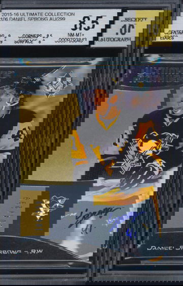 2015-16 Ultimate Collection #106 Daniel Sprong Auto Rookie /299