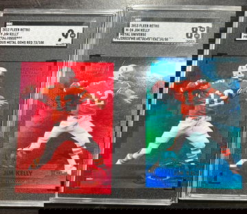 (2) Jim Kelly Miami Hurricane/Buffalo Bills PMG