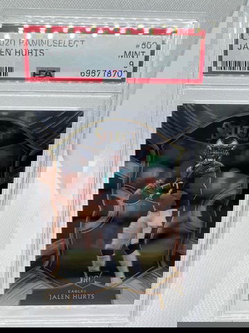 2020 Panini Select Jalen Hurts RC PSA 9