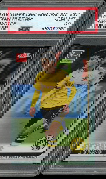 2019-20 Giovanni Reyna Topps Chrome Bundesliga Refractors  #37  PSA 10