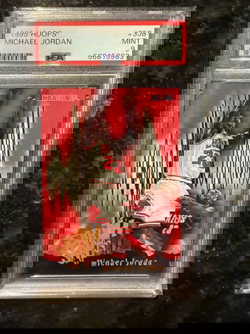 1995 Hoops #358 Michael Jordan PSA 9