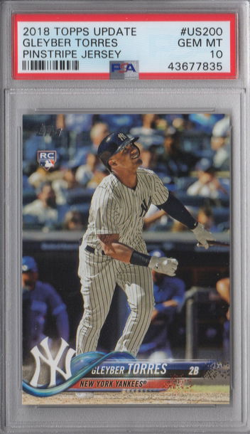 2018 Topps Update Gleyber Torres PSA 10