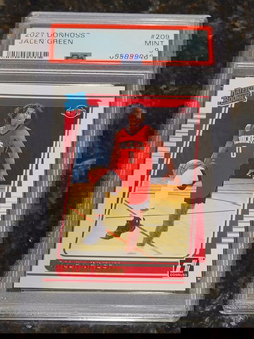 2021 Donruss Jalen Green Rated Rookie PSA 9 MINT #209