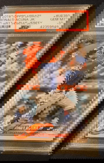 2018 Ronald Acuna Topps Update PSA 10