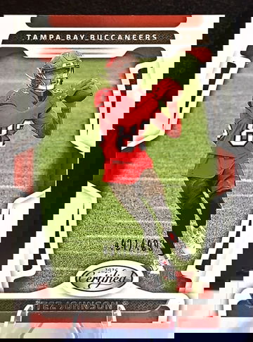 2025 Panini Certified  Tez Johnson RC  /499  Buccaneers