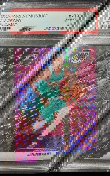 2019 Mosaic Ja Morant Pink Camo PSA 9