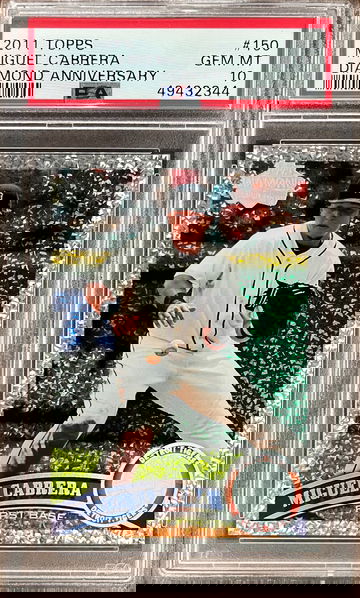 2011 Topps #150 Diamond Anniversary Miguel Cabrera PSA 10