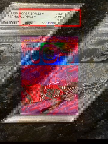 1995 Hoops Top Ten #AR7 Michael Jordan PSA 9