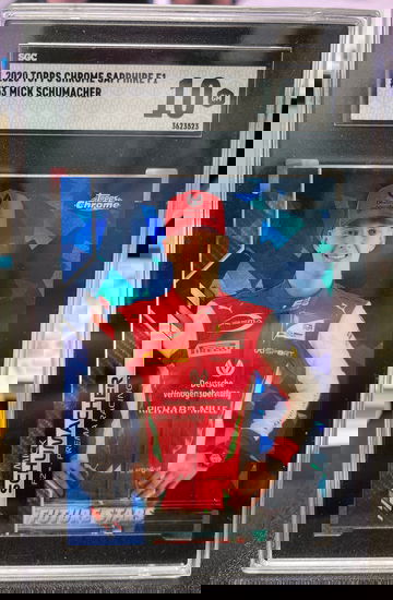 2020 Topps Chrome Sapphire F1 Mick Schumacher SGC 10