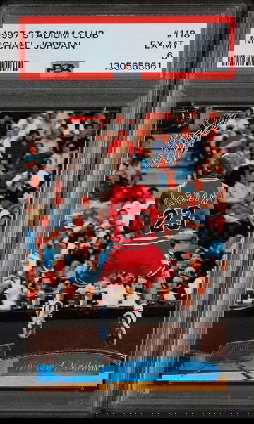 1997 Stadium Club Michael Jordan #118 PSA 6