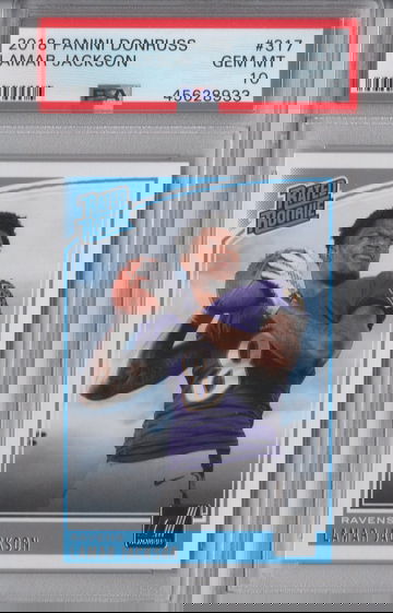 2018 Donruss Lamar Jackson PSA 10