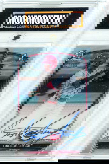 2023 Bowman Chrome Auto Refractor Carlos Jorge #CPA-CJ /499