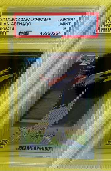 NOLAN ARENADO 2010 Bowman Chrome PSA 9