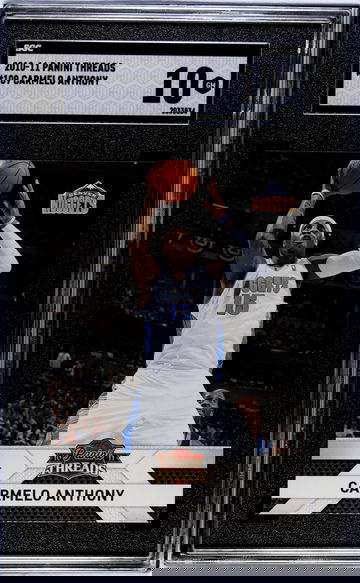 2010-11 Panini Threads #109 Carmelo Anthony SGC 10