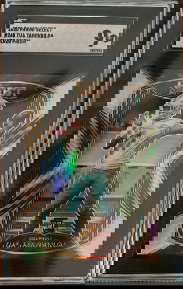 2020 Panini Select Tua Tagovailoa Silver Prizm Rookie #245 - SGC 10