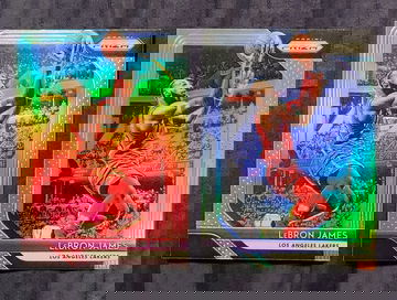2x Lot! 2018-19 Prizm Silver LeBron James