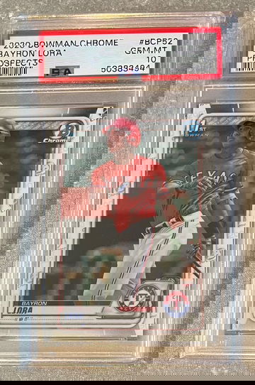 Bayron Lora 2020 Bowman Chrome PSA10