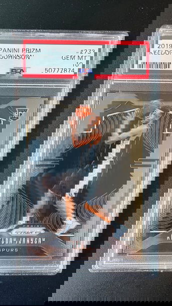 2019 Prizm Keldon Johnson PSA 10