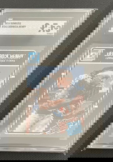  2016 Donruss Rated Rookie Derrick Henry SGC 9.5