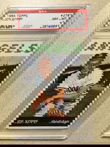 1964 Topps #279 Joe Koppe PSA 8 NM-MT ANGELS 