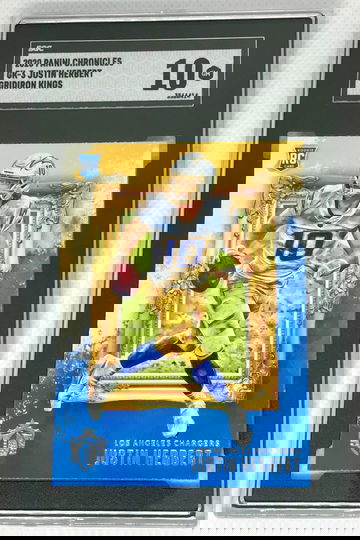 Justin Herbert Rookie 2020 Panini Chronicles Gridiron Kings SGC 10 Gem Mint