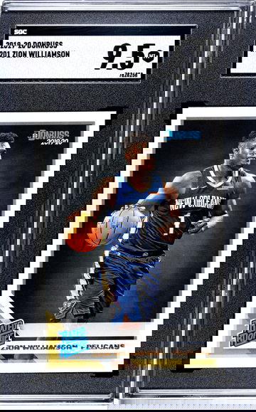 Zion Williamson 2019-20 Panini Donruss RC #201 Rookie SGC 9.5