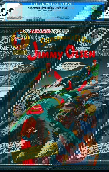 SUPERMAN'S PAL JIMMY OLSEN #134 * CGC 9.2 * 1st APPEARANCE OF DARKSEID * NEAL ADAMS COVER