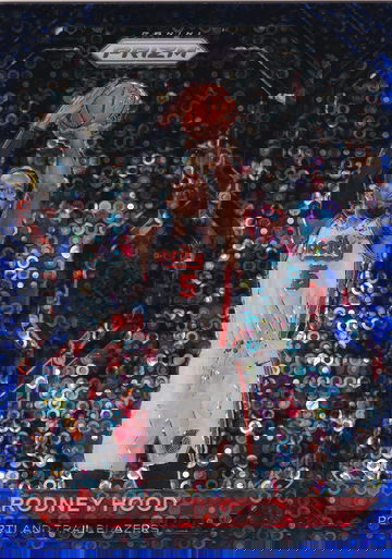 2020-21 Panini Prizm Rodney Hood #203 Fast Break Blue 084/175