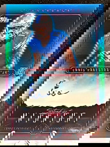 Ennis Rakestraw Jr  2024 Midnight  RC Rookie  Stroke Of Midnight  Auto  Lions