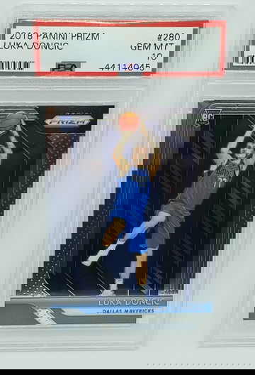 2018 Prizm Luka Doncic PSA 10 RC Rookie Card 