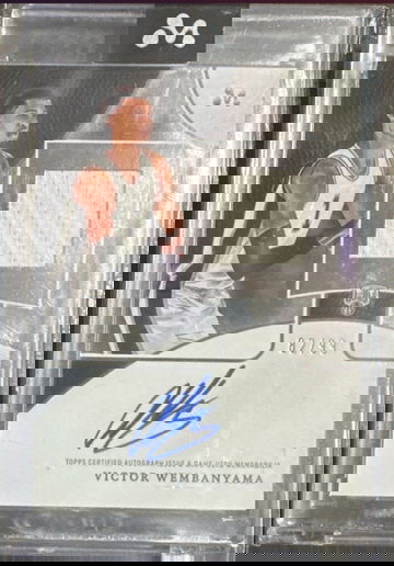 2023 Victor Wembanyama Topps Mercury Game Worn Patch Autograph /99
