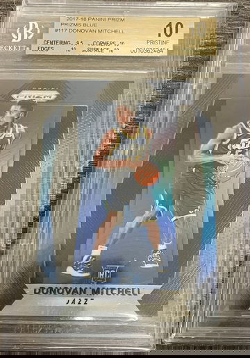 Donovan Mitchell Prizm Blue /199 BGS 10