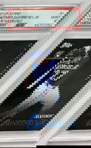 2019 Topps Vladimir Guerrero Jr. Cyber Weekend PSA 9 #1 RC Rookie