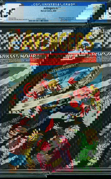 AVENGERS #7, CGC 6.5 FN+