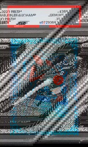 2022 Panini Prizm Marjon Beauchamp Mojo Prizm /25 Rookie RC PSA 10 **READ**