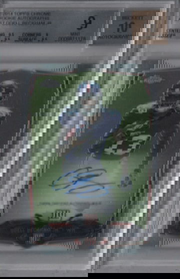 2014 Topps Chrome Rookie Autographs #117 Odell Beckham Jr BGS 9/10 Auto