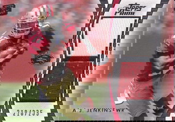 2012 Topps Prime AJ Jenkins #DR-AJ RC Relic 210/235