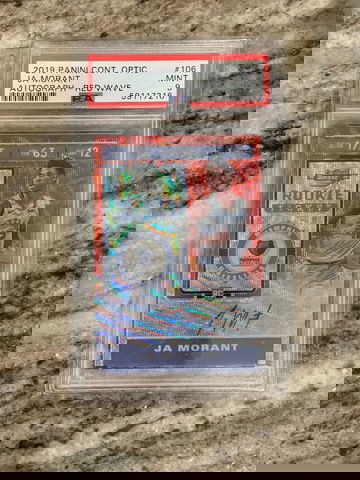 2019 panini cont optic Ja Morant - red wave 