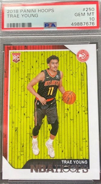 2018 Panini Hoops Trae Young #250 PSA 10