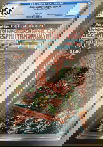 Teenage Mutant Ninja Turtles #1 4th Print CGC 9.6