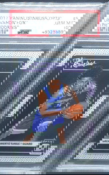 2017 Optic Daaron Fox The Rookie PSA10