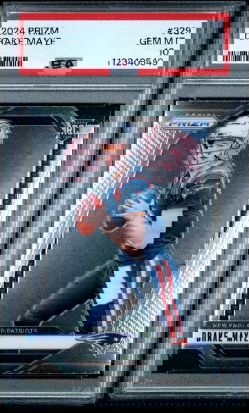 2024 Panini Prizm Drake Maye #329 PSA 10