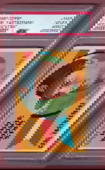 1960 Topps #148 Carl Yastrzemski PSA 4(MC) - No Creases