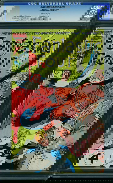 FANTASTIC FOUR #294, CGC 9.8 NM/MT