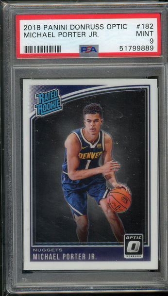 2018 Optic Michael Porter Jr PSA 9