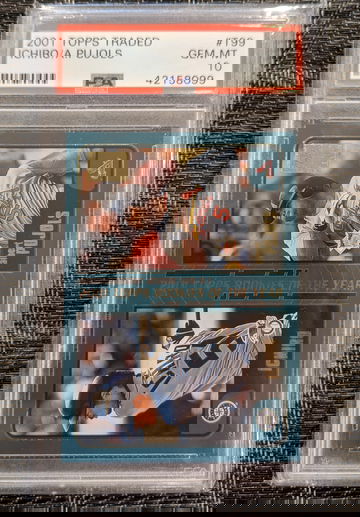 2001 Topps Traded T99 Ichiro/Pujols PSA 10 GEM MINT